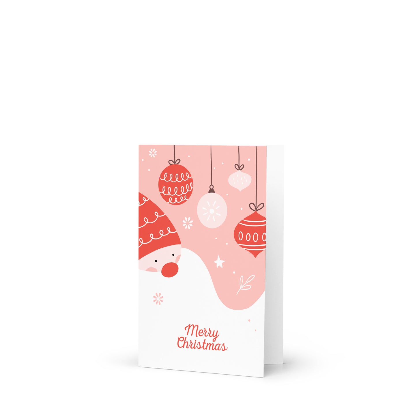 Merry Christmas and the Beard of Santa - Cute Christmas Card