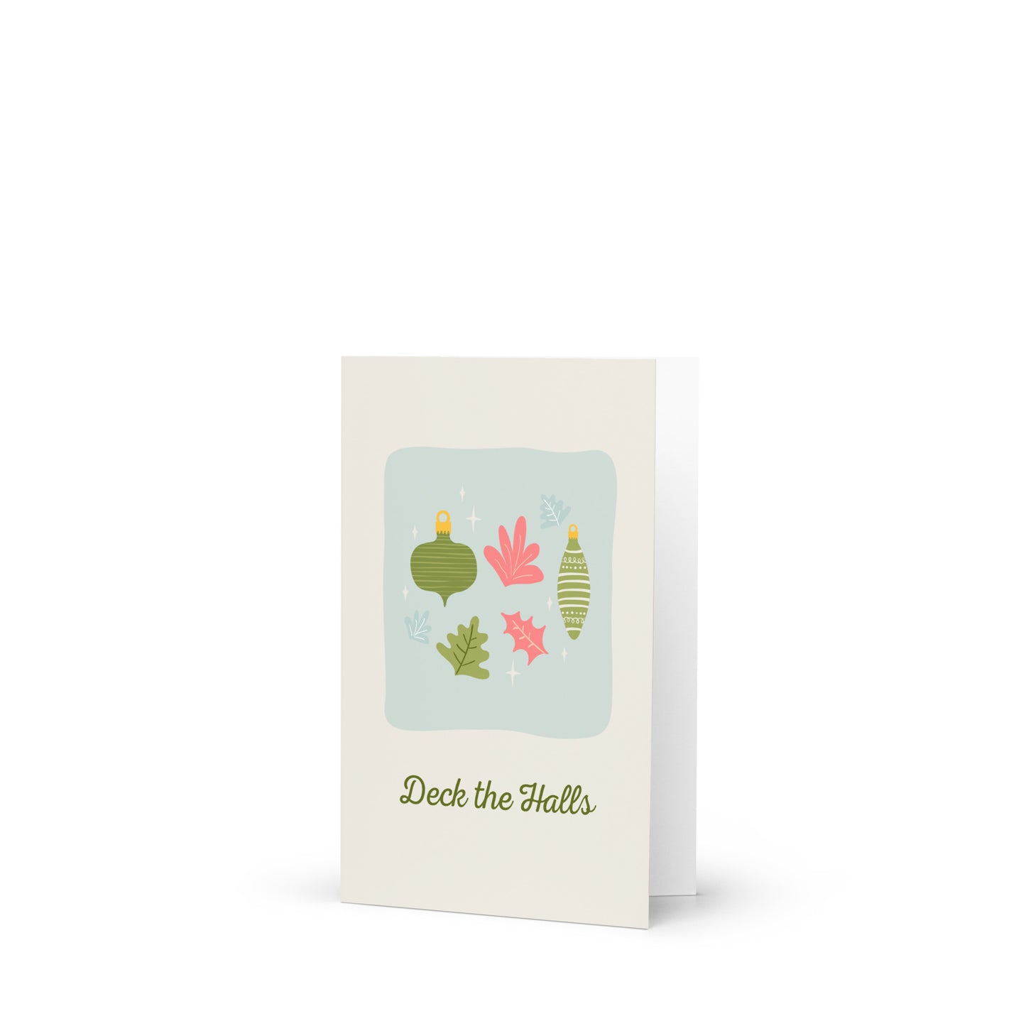 Deck the Halls - A Greeting Card About Christmas Spirit