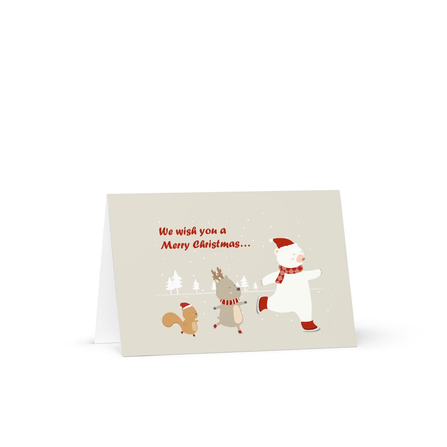 We Wish You a Merry Christmas - Funny Holiday Card for Kids