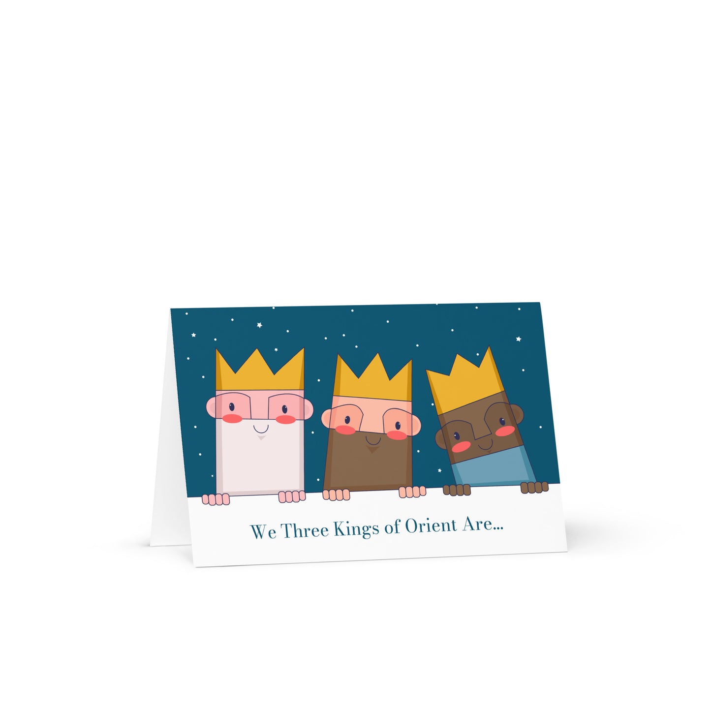 We Three Kings of Orient Are... - Funny Christmas Card for Kids