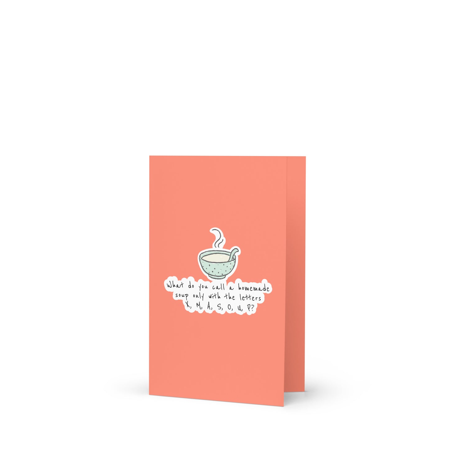 An Elf-phabet soup for Happy Holidays - Funny Christmas Joke Card for Kids