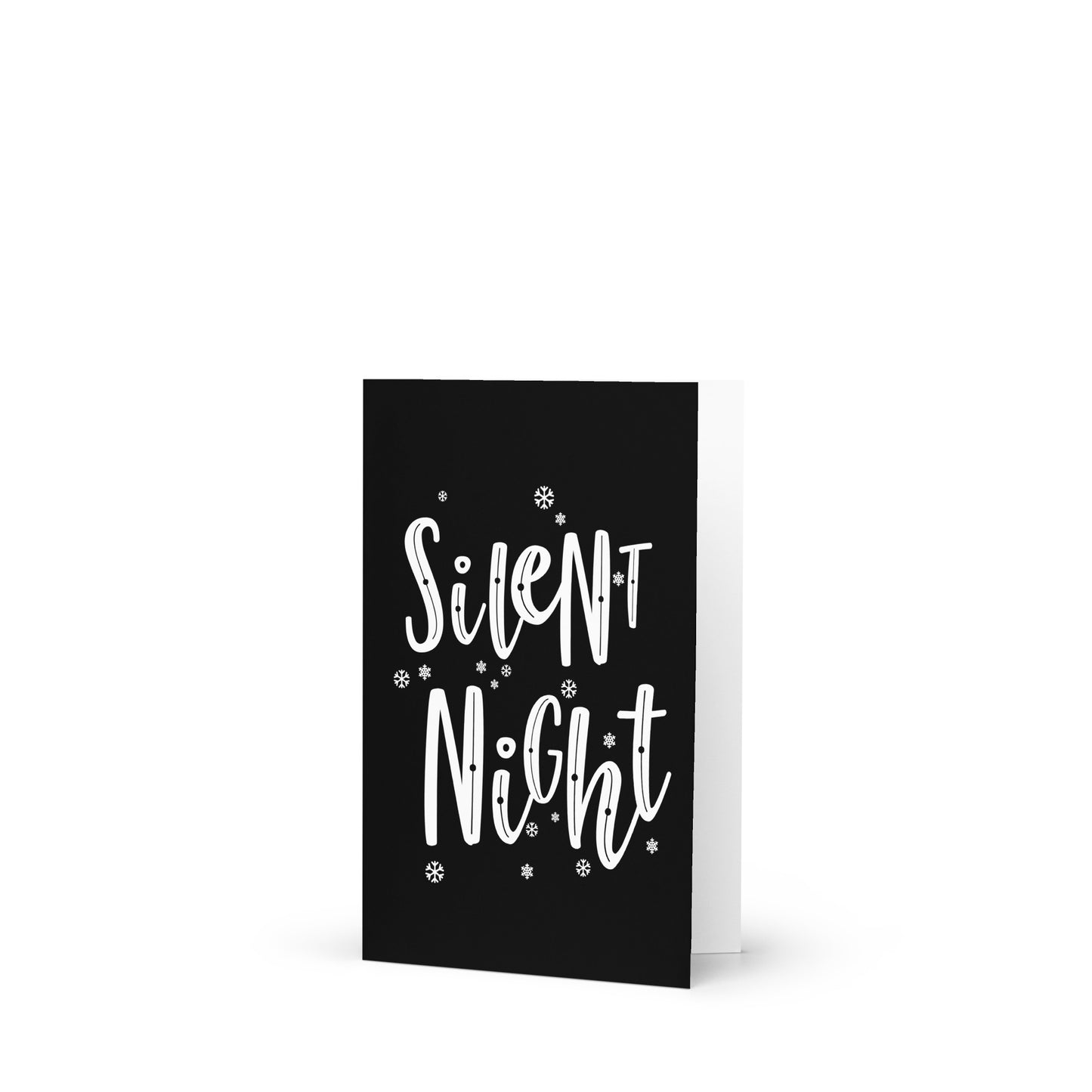Silent Night, usually a Holy Night, too! - Funny Christmas Card for Kids
