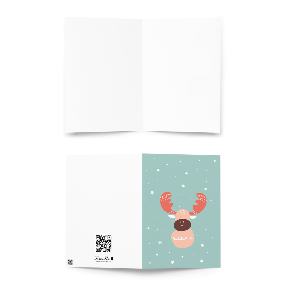 Cutest Reindeer Wishing you Happy Holidays Card