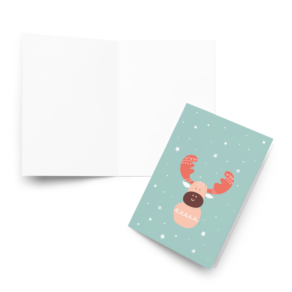 Cutest Reindeer Wishing you Happy Holidays Card