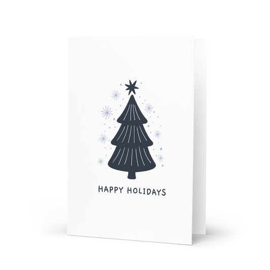 Happy Holidays - Stylish Christmas Card with Elegant Minimalism