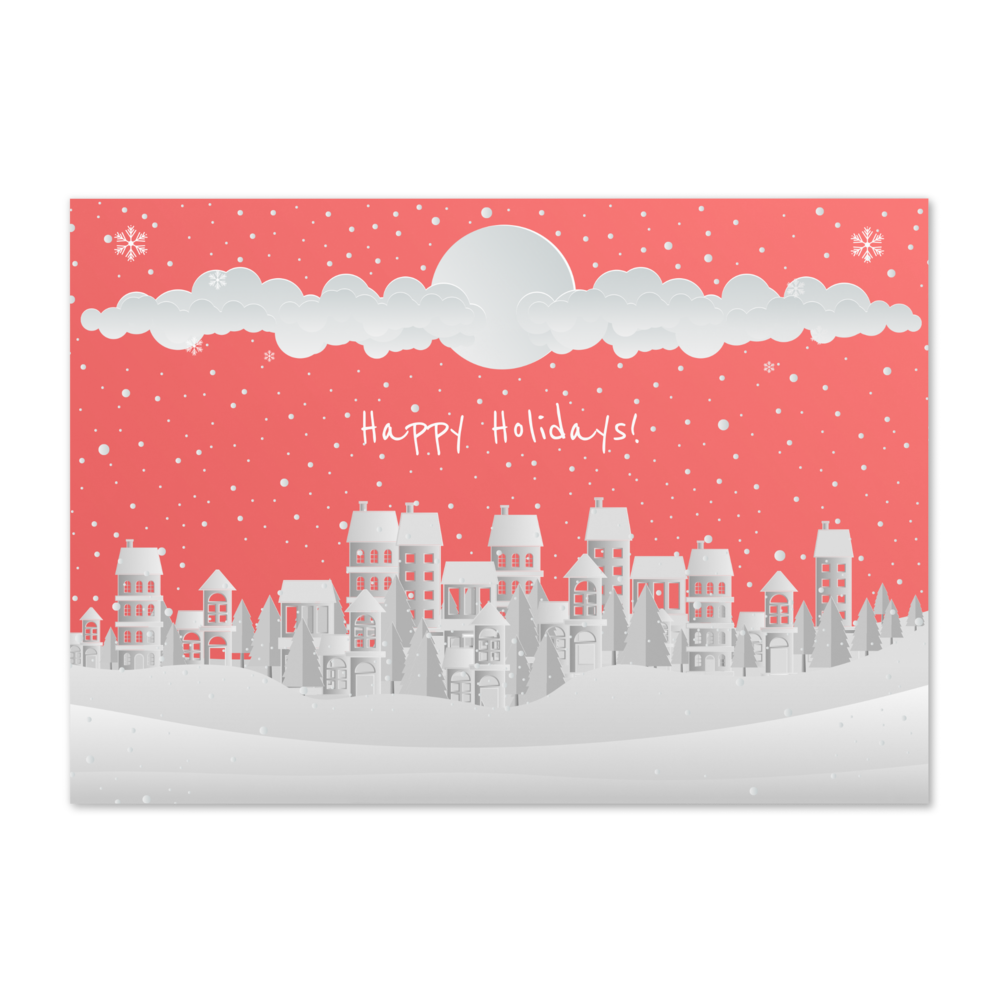 Happy Holidays! Joyful and Funny Christmas Card for Kids
