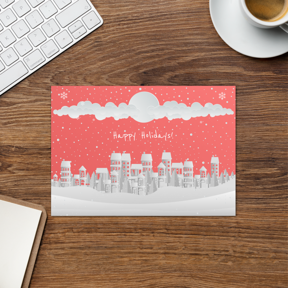 Happy Holidays! Joyful and Funny Christmas Card for Kids