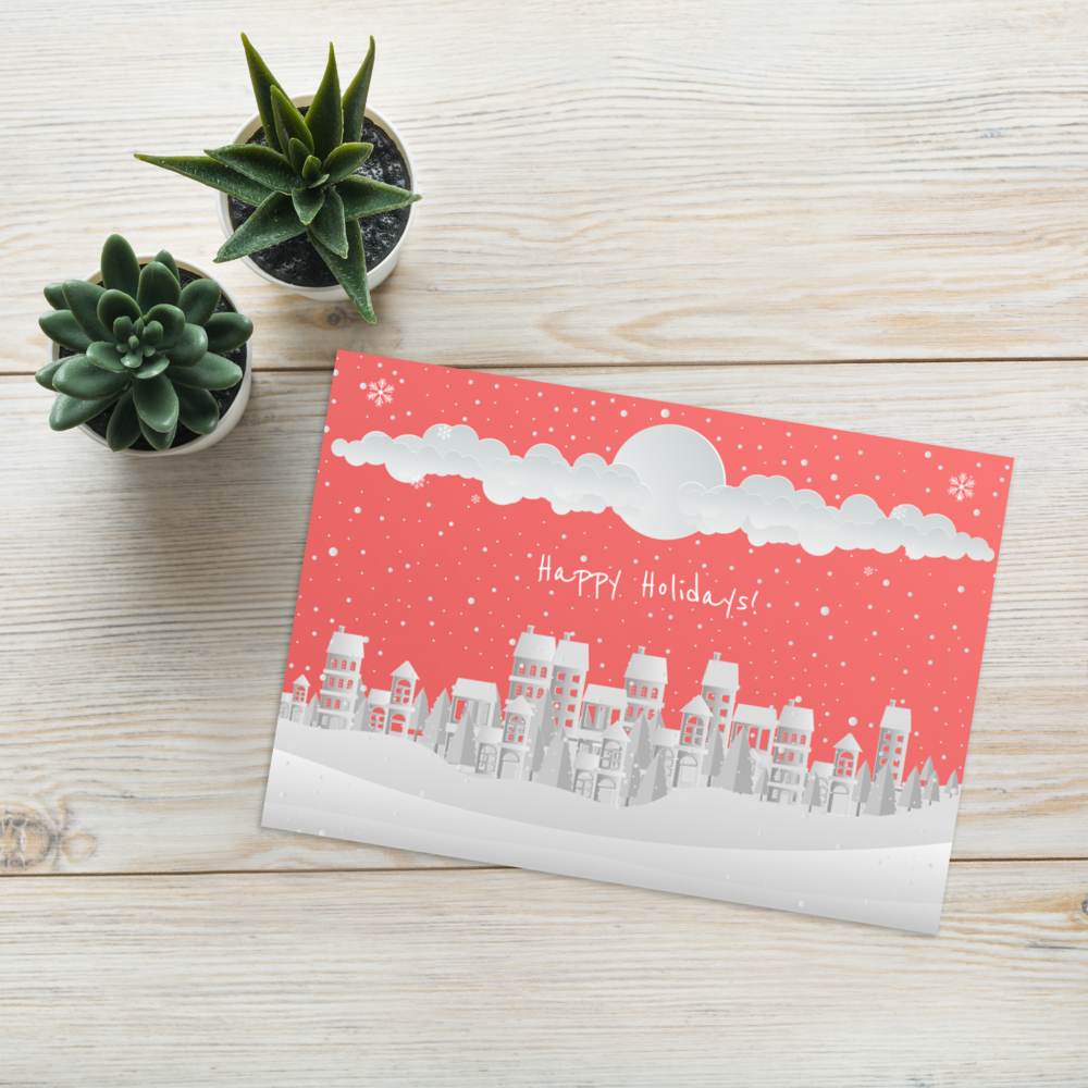 Happy Holidays! Joyful and Funny Christmas Card for Kids