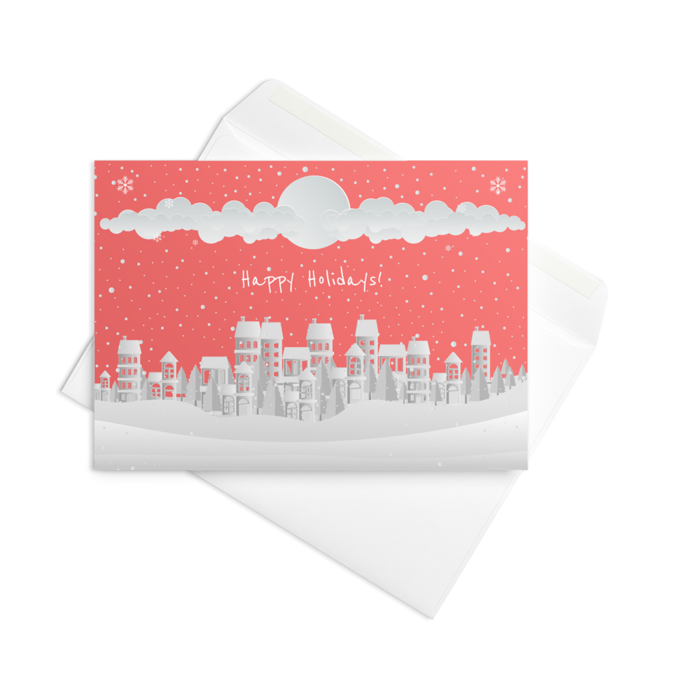 Happy Holidays! Joyful and Funny Christmas Card for Kids