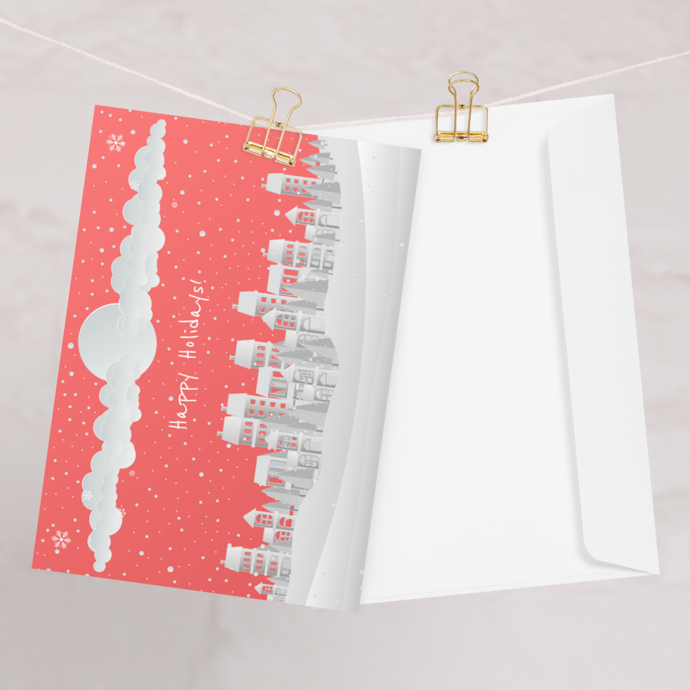 Happy Holidays! Joyful and Funny Christmas Card for Kids