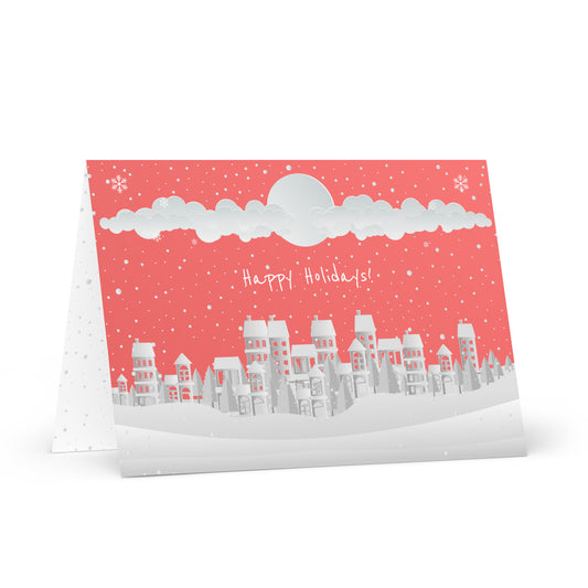 Happy Holidays! Joyful and Funny Christmas Card for Kids