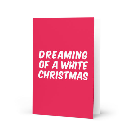 Dreaming of a White (Whipped Cream) Christmas? - Funny Christmas Card for Kids