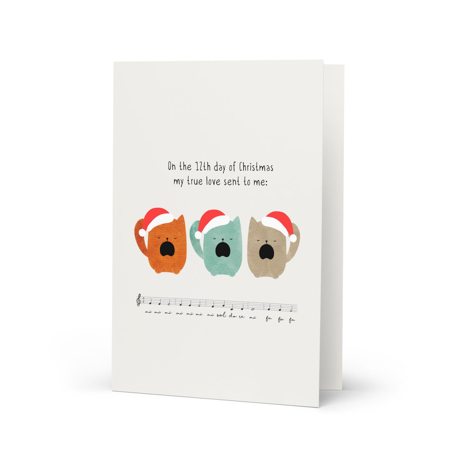 The 12 Days of Christmas - Funny Christmas Card for Kids