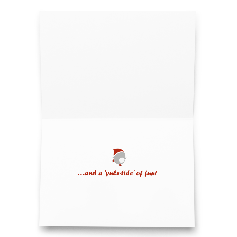 We Wish You a Merry Christmas - Funny Holiday Card for Kids