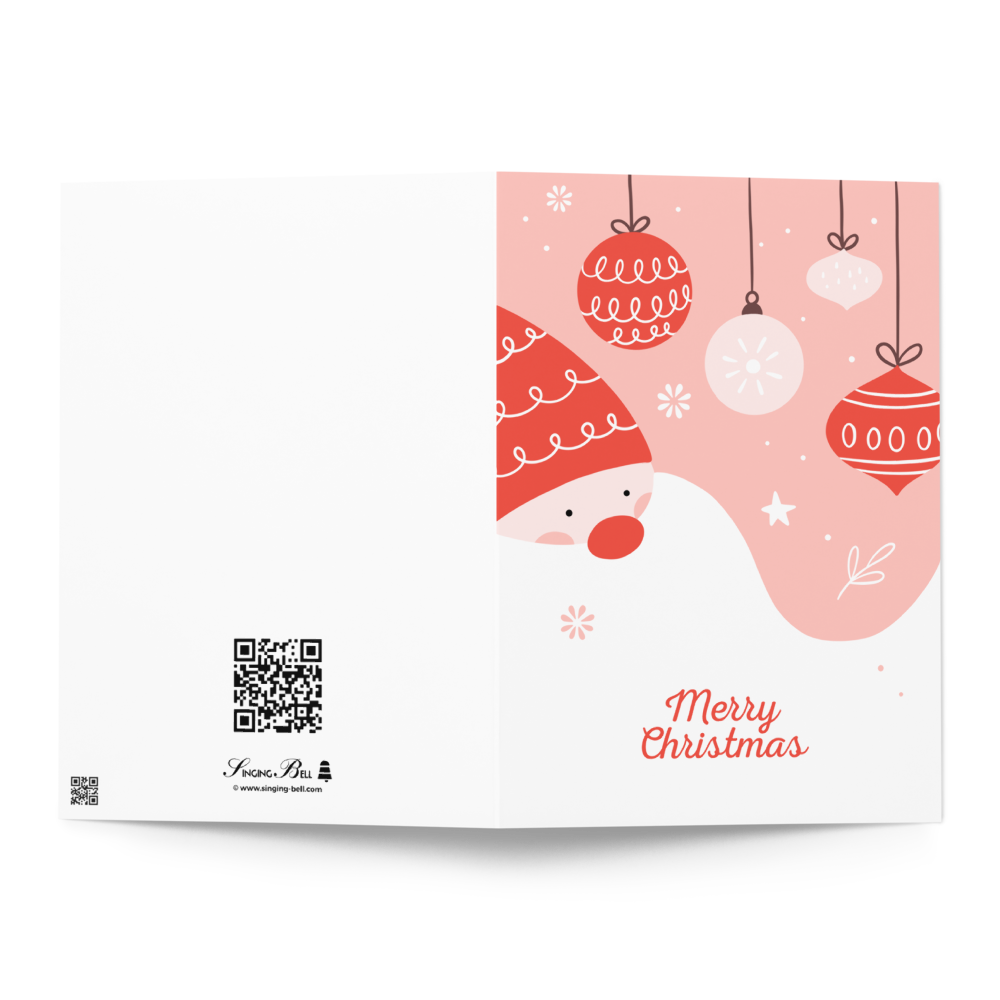 Merry Christmas and the Beard of Santa - Cute Christmas Card