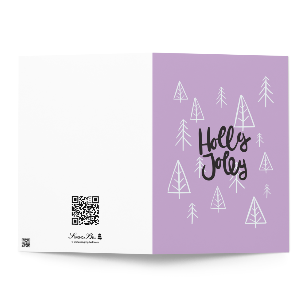 Holly Jolly Xmas - Christmas Card to Wish Happy Holidays