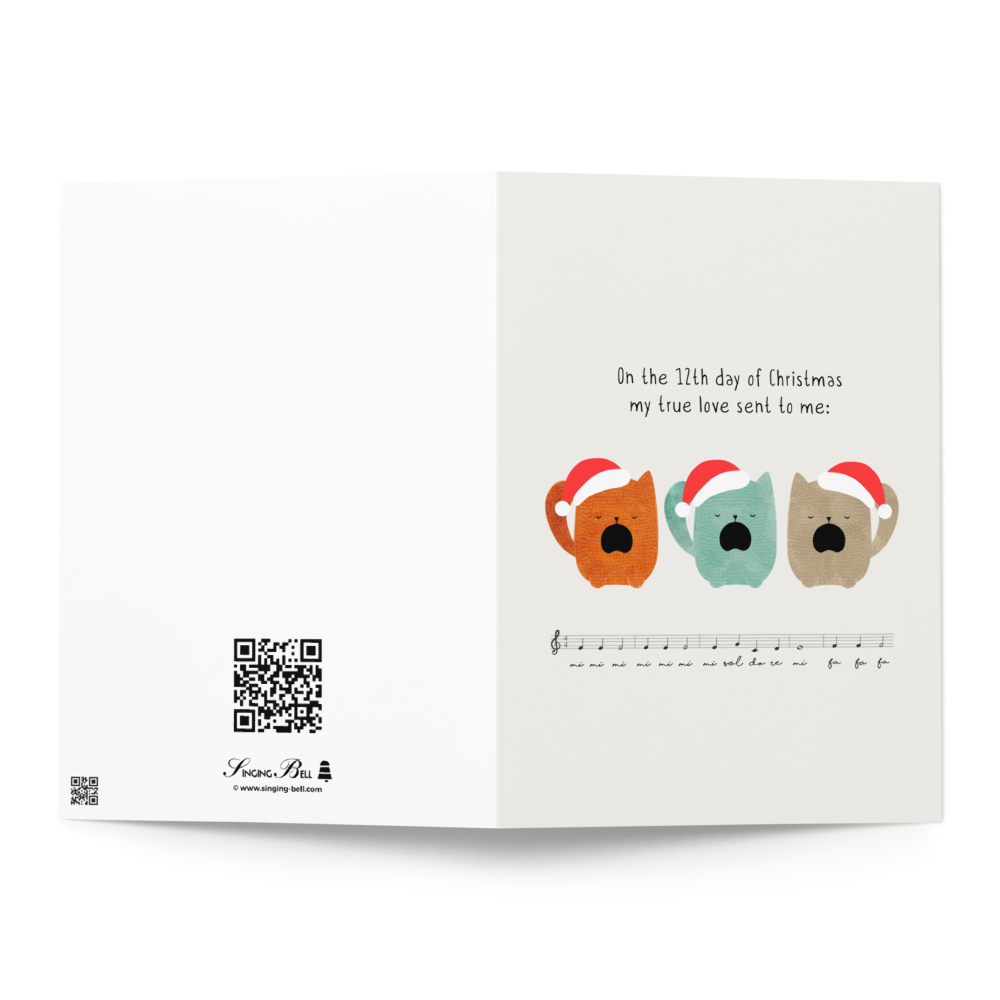 The 12 Days of Christmas - Funny Christmas Card for Kids