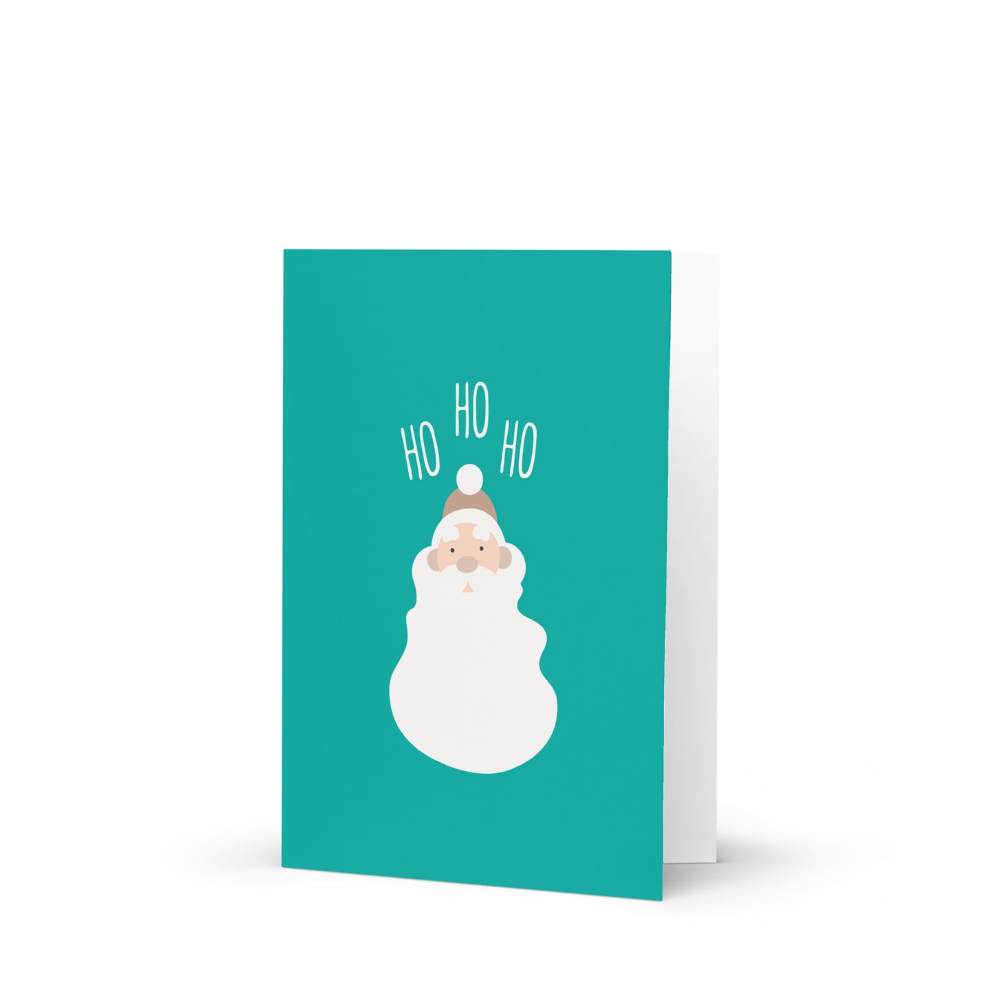 Santa Claus Goes Ho Ho Ho - Cute Christmas Note Card