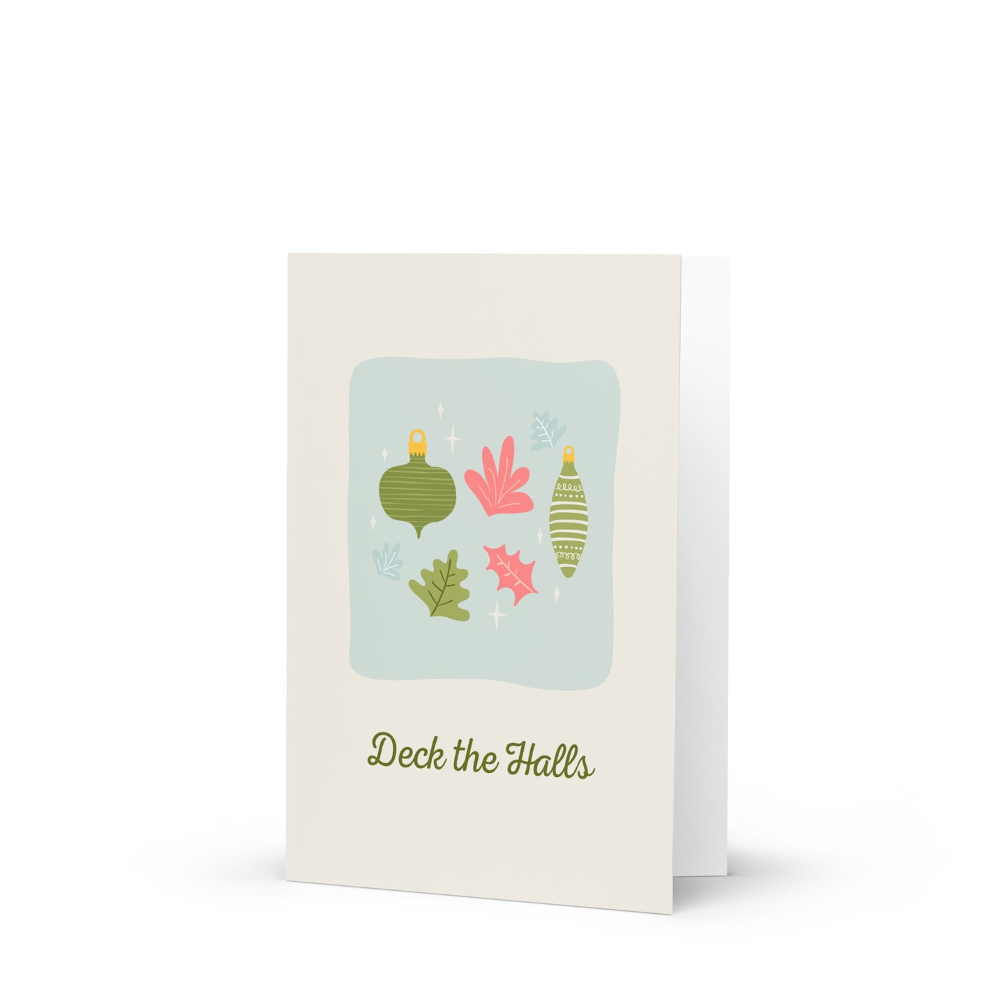 Deck the Halls - A Greeting Card About Christmas Spirit