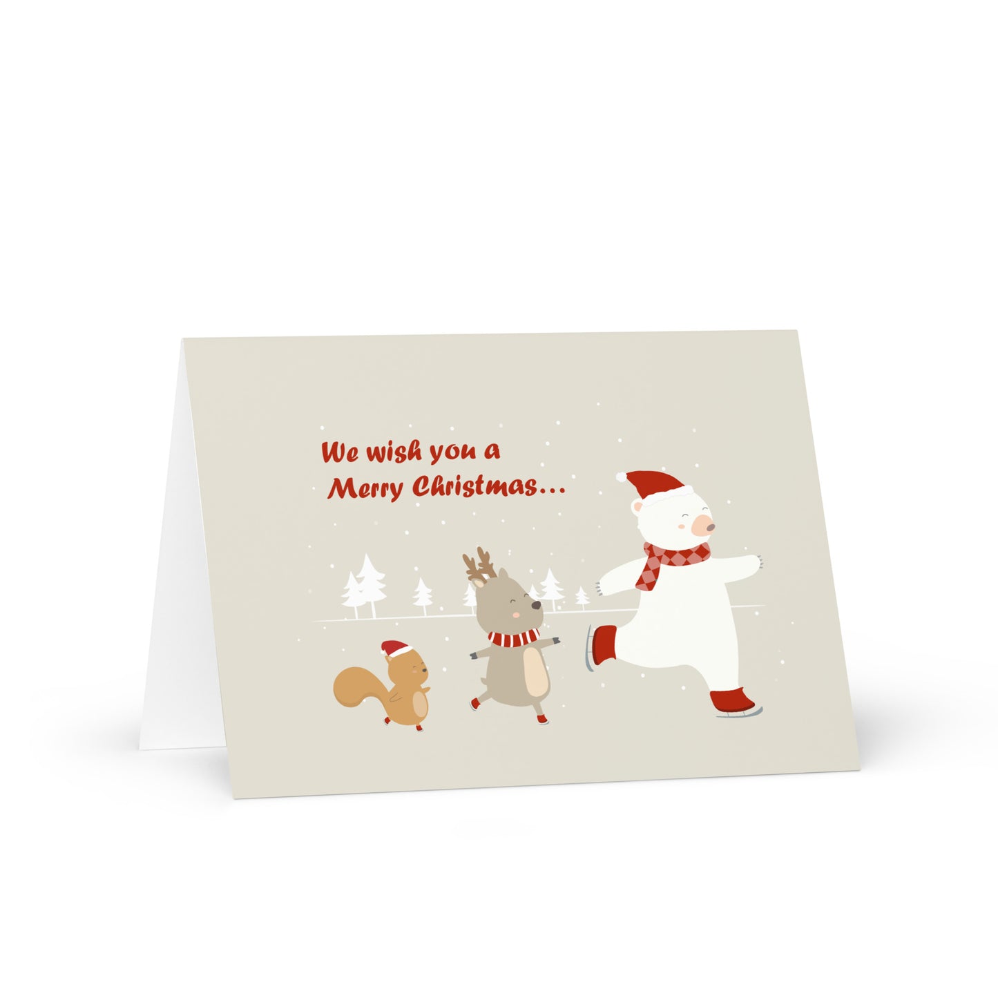 We Wish You a Merry Christmas - Funny Holiday Card for Kids