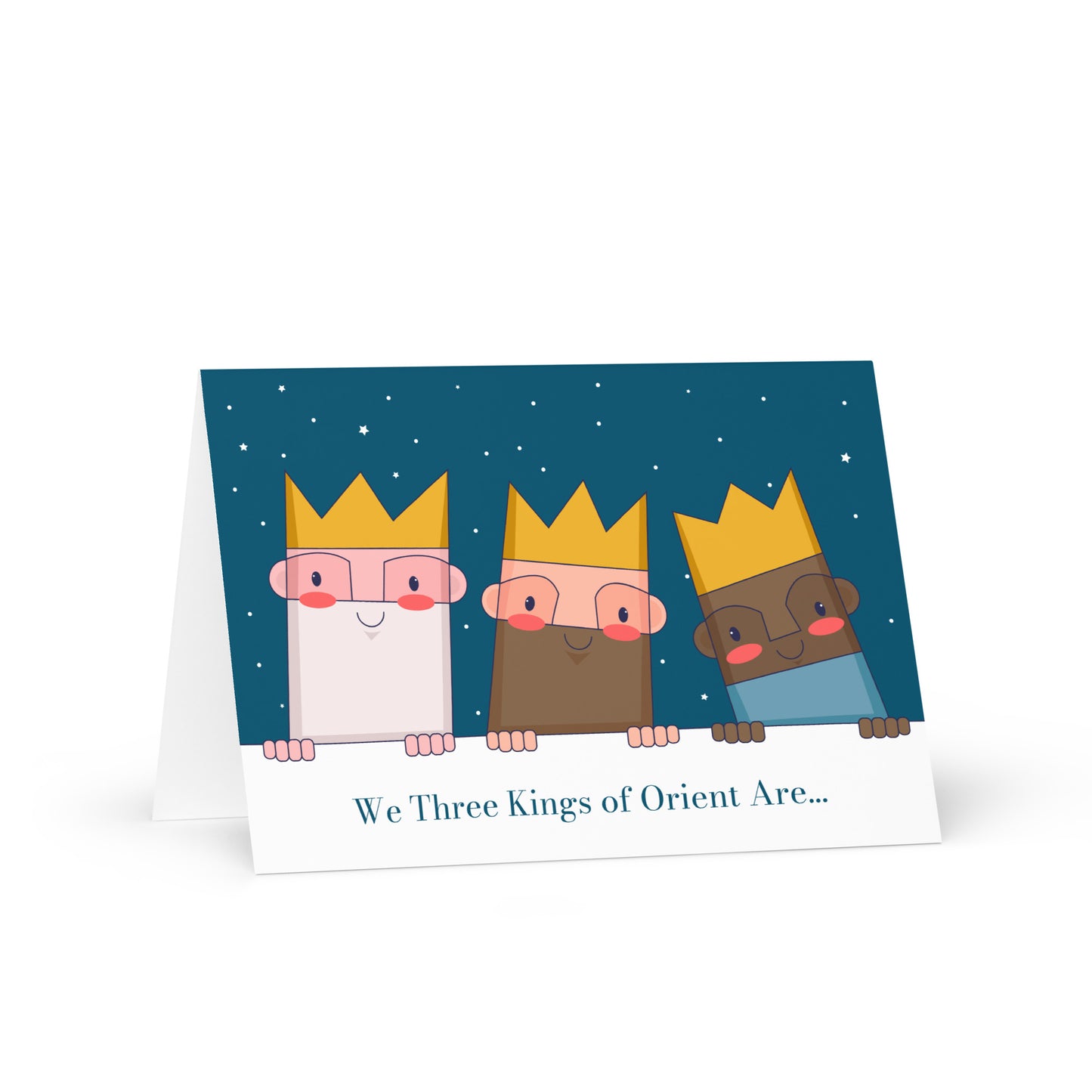 We Three Kings of Orient Are... - Funny Christmas Card for Kids