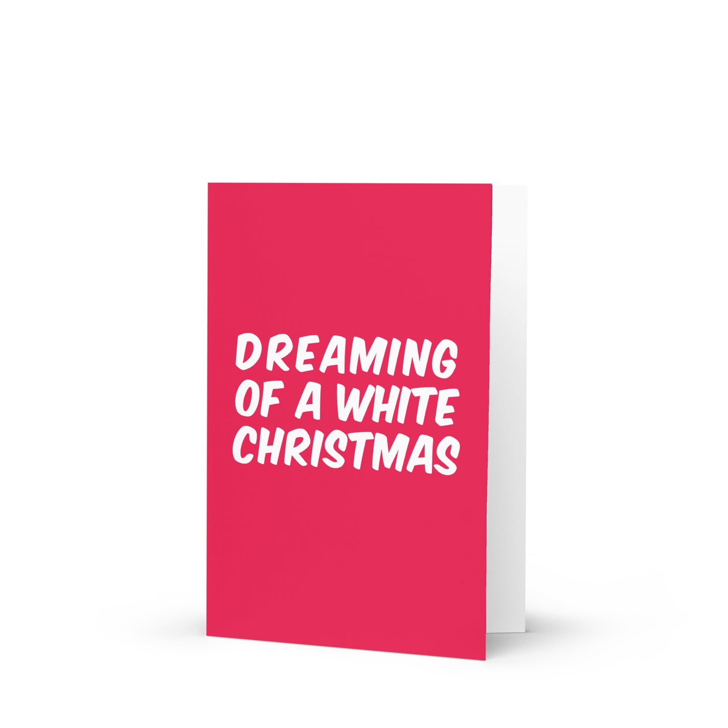 Dreaming of a White (Whipped Cream) Christmas? - Funny Christmas Card for Kids