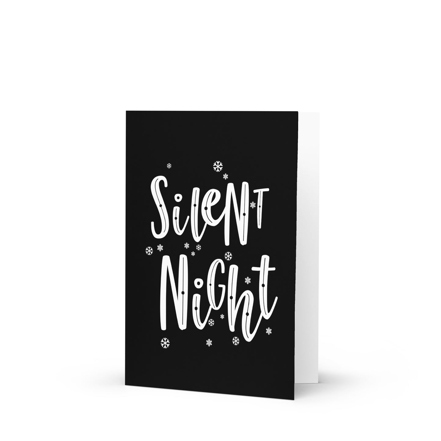 Silent Night, usually a Holy Night, too! - Funny Christmas Card for Kids