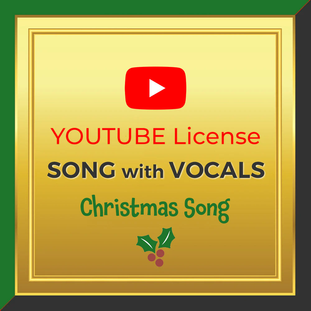 YouTube Music License for Christmas Song (song with vocals)