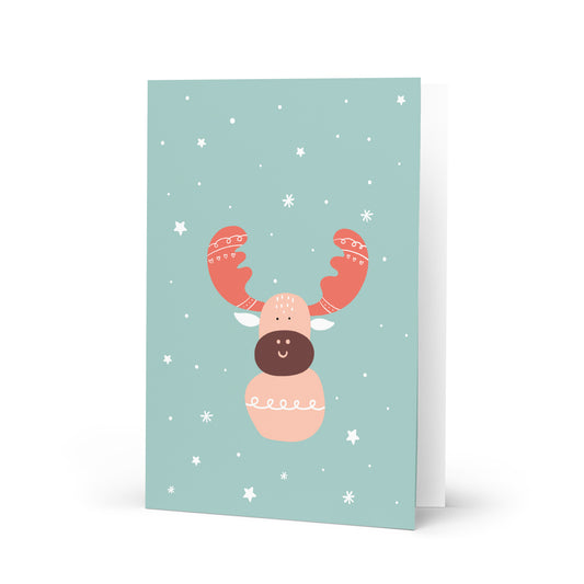 Cutest Reindeer Wishing you Happy Holidays Card