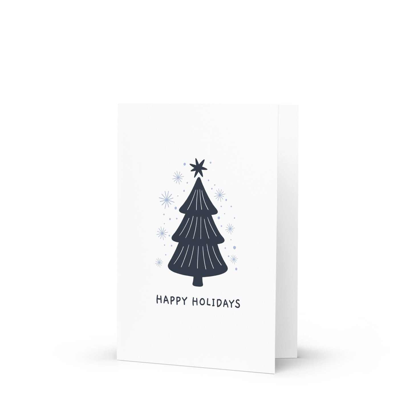 Happy Holidays - Stylish Christmas Card with Elegant Minimalism